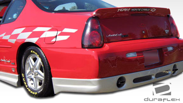 2000-2005 Chevrolet Monte Carlo Duraflex Racer Rear Lip Under Spoiler Air Dam 1 Piece - Image 2