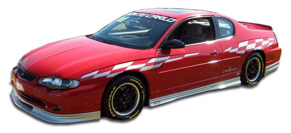 2000-2007 Chevrolet Monte Carlo Duraflex Racer Side Skirts Rocker Panels 2 Piece - Image 1