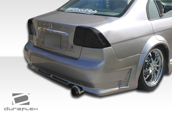 2001-2005 Honda Civic 4DR Duraflex R34 Rear Bumper Cover 1 Piece - Image 3