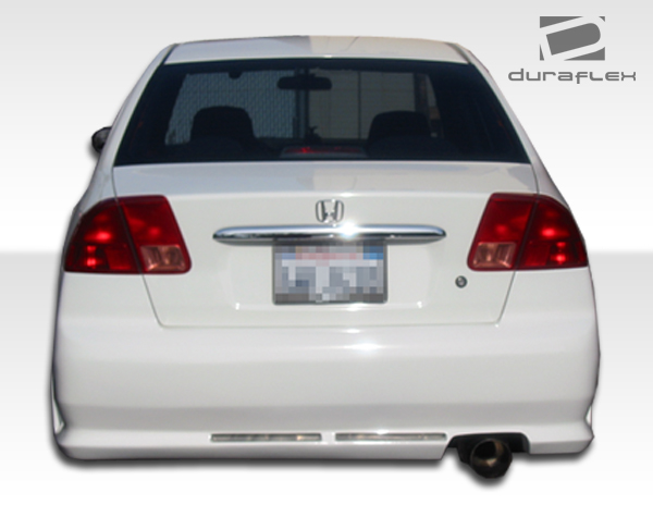2001-2005 Honda Civic 4DR Duraflex R34 Rear Bumper Cover 1 Piece - Image 4