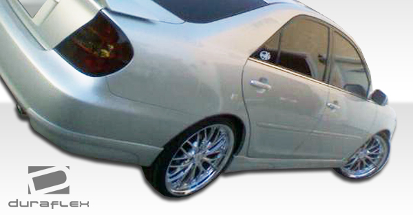 2002-2006 Toyota Camry Duraflex Vortex Rear Add Ons Spat Bumper Extensions 2 Piece - Image 2
