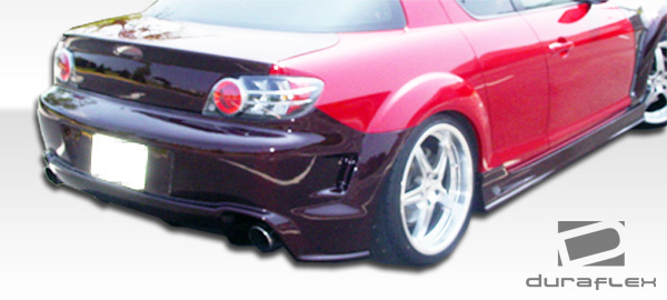 2004-2011 Mazda RX-8 Duraflex GT Competition Rear Bumper Cover 1 Piece - Image 2