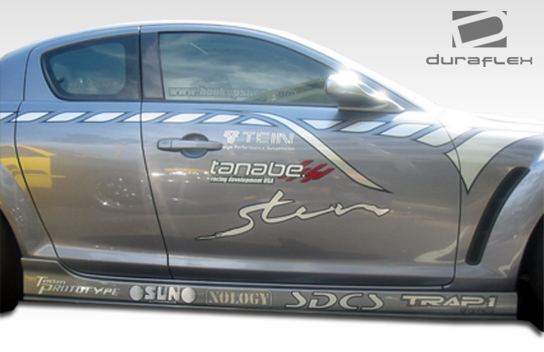 2004-2011 Mazda RX-8 Duraflex M-1 Speed Side Skirts Rocker Panels 2 Piece - Image 5