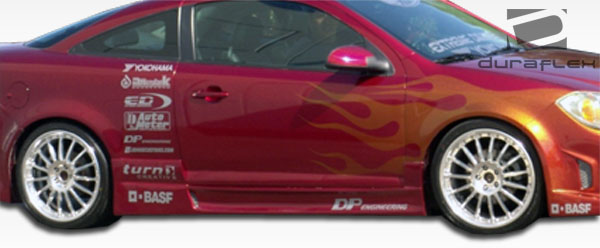 2005-2010 Chevrolet Cobalt 2007-2010 Pontiac G5 2DR Duraflex Drifter 2 Side Skirts Rocker Panels 2 Piece - Image 2