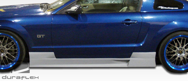2005-2014 Ford Mustang Duraflex GT Concept Side Skirts Rocker Panels 2 Piece - Image 6