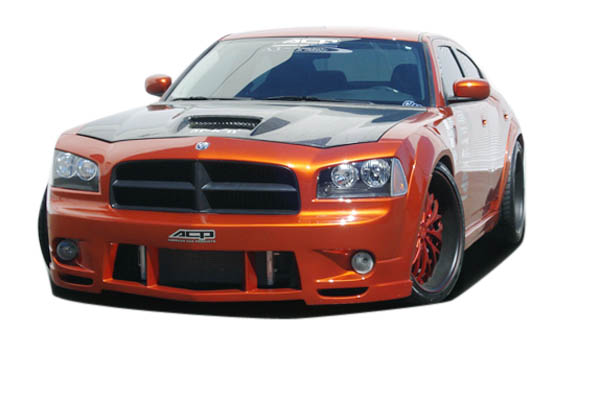 2006-2010 Dodge Charger Couture Polyurethane Luxe Wide Body Front Bumper Cover 1 Piece (ed_104812) - Image 1