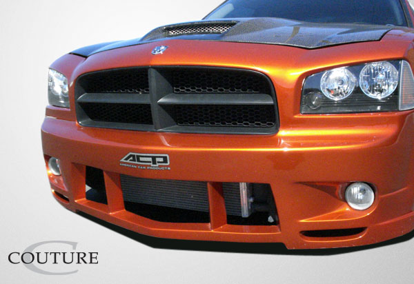 2006-2010 Dodge Charger Couture Polyurethane Luxe Wide Body Front Bumper Cover 1 Piece (ed_104812) - Image 3