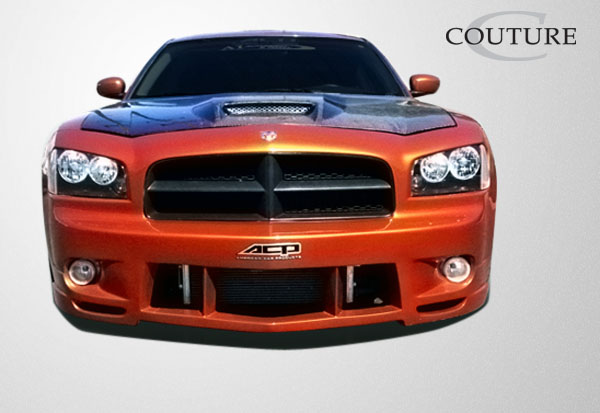 2006-2010 Dodge Charger Couture Polyurethane Luxe Wide Body Front Bumper Cover 1 Piece (ed_104812) - Image 4