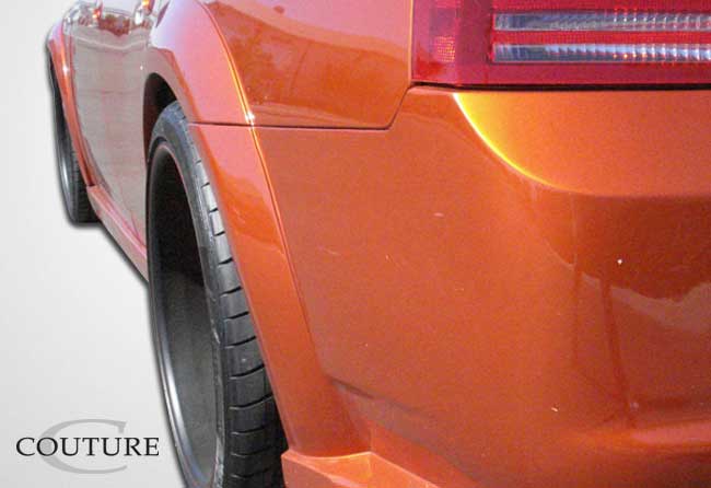 2006-2010 Dodge Charger Couture Urethane Luxe Wide Body Rear Fender Flares 2 Piece - Image 3
