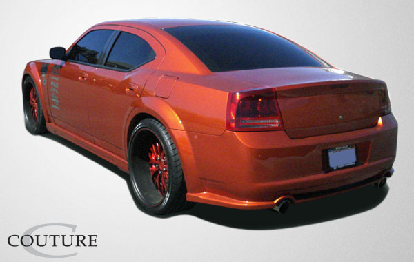 2006-2010 Dodge Charger Couture Polyurethane Luxe Wide Body Rear Fender Flares 2 Piece (ed_104816) - Image 4