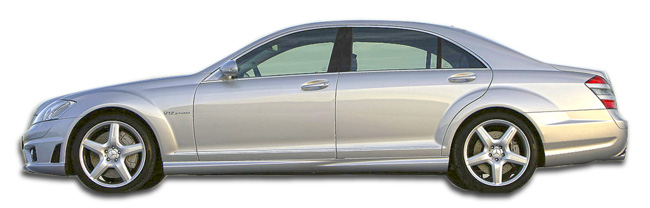 2007-2013 Mercedes S Class W221 Duraflex S65 Look Side Skirts Rocker Panels 2 Piece - Image 1
