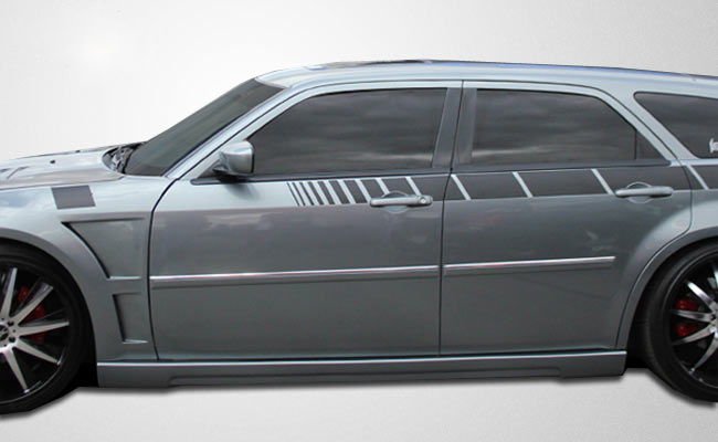 2005-2010 Dodge Magnum Chrysler 300 300C Couture Urethane Luxe Side Skirts Rocker Panels 2 Piece - Image 1