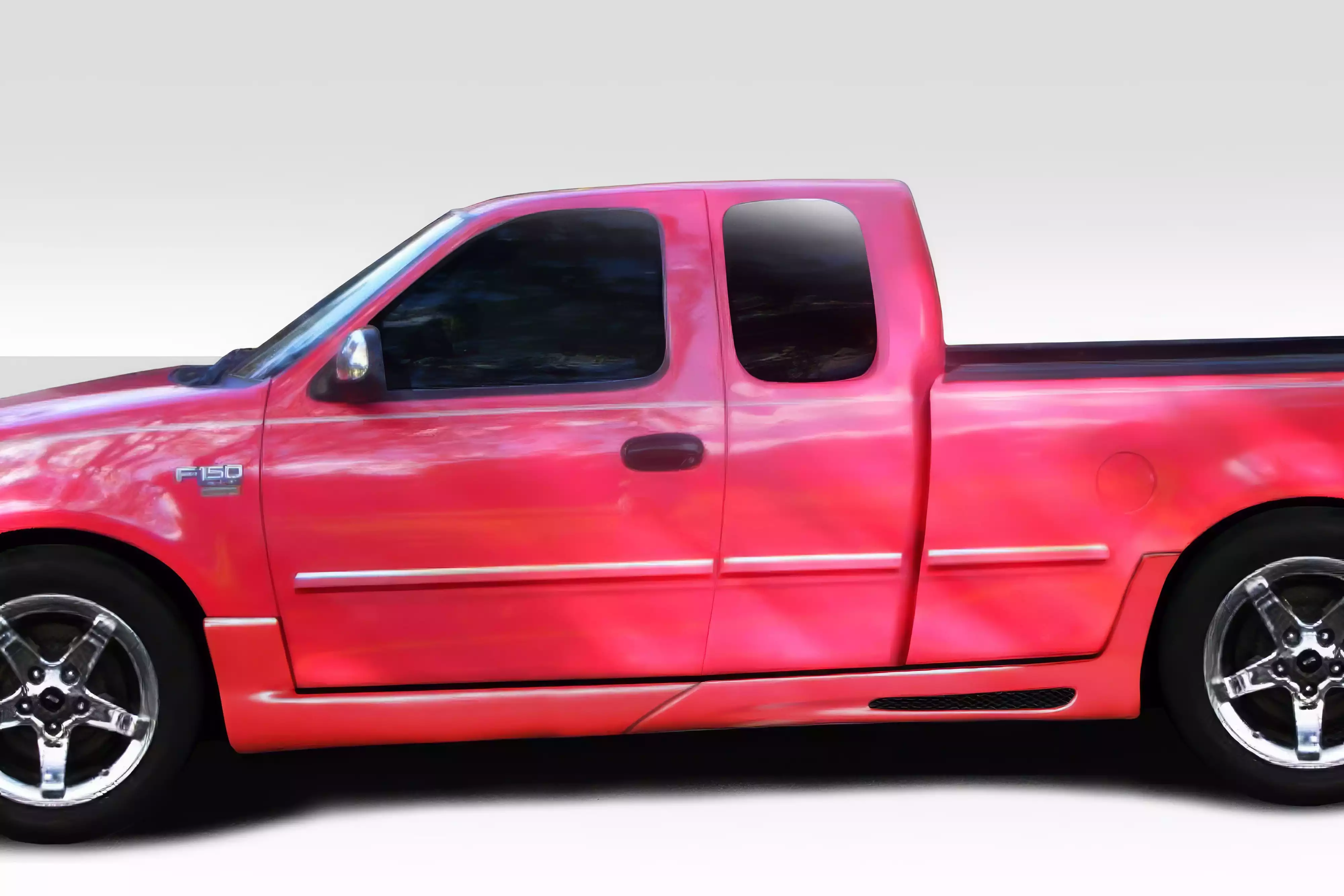 1997-2003 Ford F-150 2DR Extended Cab Duraflex Platinum Side Skirts Rocker  Panels - 4 Piece