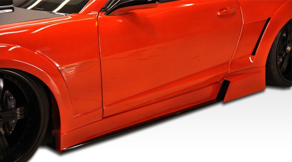 2010-2015 Chevrolet Camaro Duraflex Circuit Wide Body Side Skirts Rocker Panels 2 Piece - Image 1