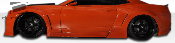 2010-2015 Chevrolet Camaro Duraflex Circuit Wide Body Side Skirts Rocker Panels 2 Piece - Image 4