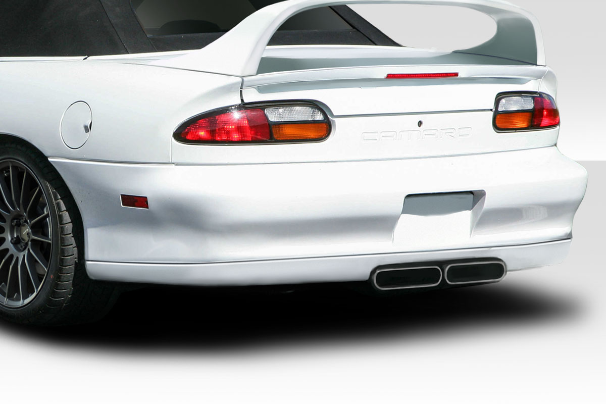 1993-2002 Chevrolet Camaro Duraflex LE Designs Center Mount Exhaust Rear Lip Spoiler- 1 Piece - Image 2