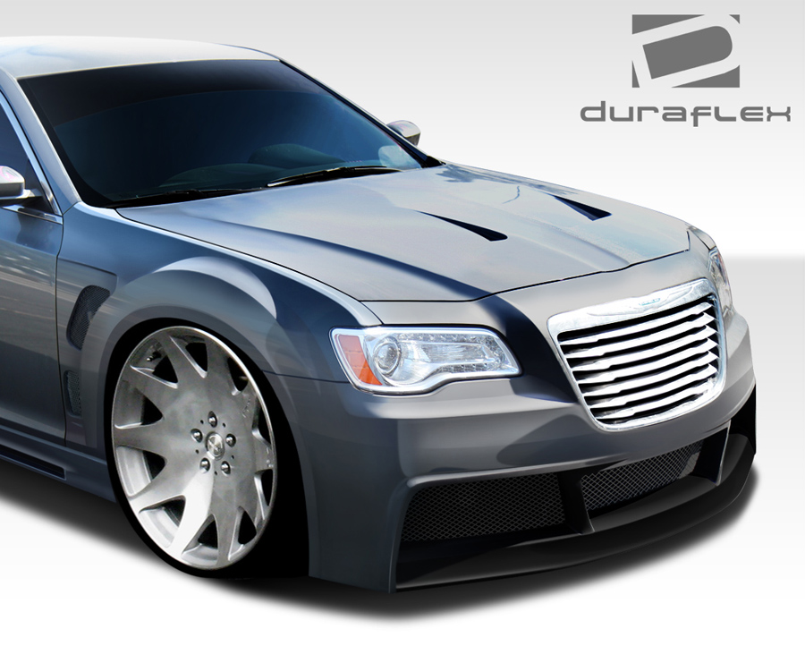 2011-2022 Chrysler 300 Duraflex Brizio Front Bumper Cover 1 Piece - Image 2