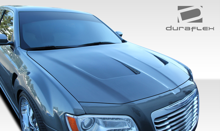 2011-2022 Chrysler 300 Duraflex Brizio Hood 1 Piece - Image 3