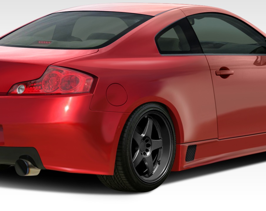 2 Piece Extreme Dimensions Duraflex Replacement for 2003-2007 Infiniti G Coupe G35 GT500 Wide Body Side Skirts Rocker Panels 