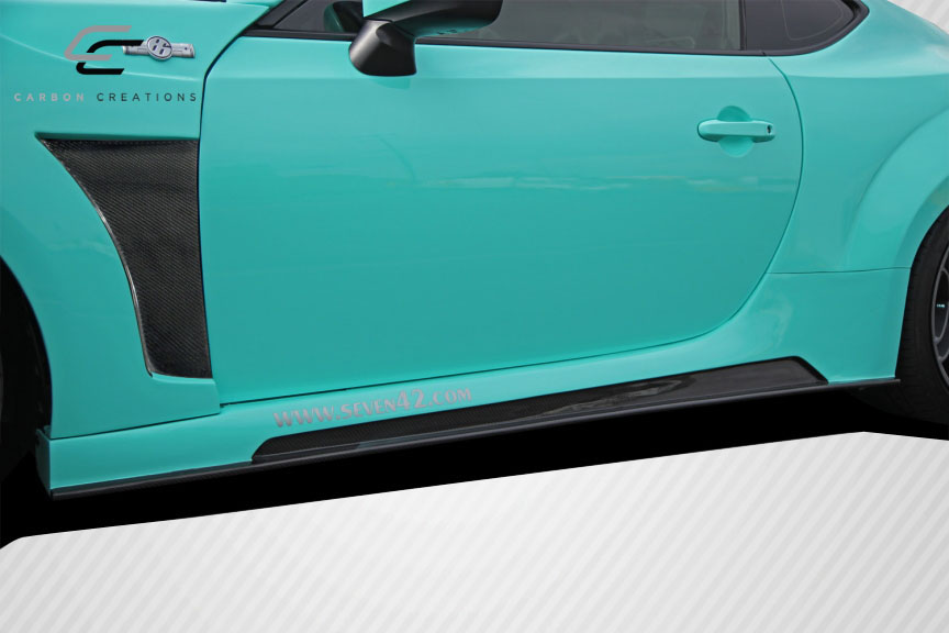 2013-2020 Scion FR-S Toyota 86 Subaru BRZ Carbon Creations 86-R Wide Body Side Skirts Rocker Panels 2 Piece (S) - Image 3