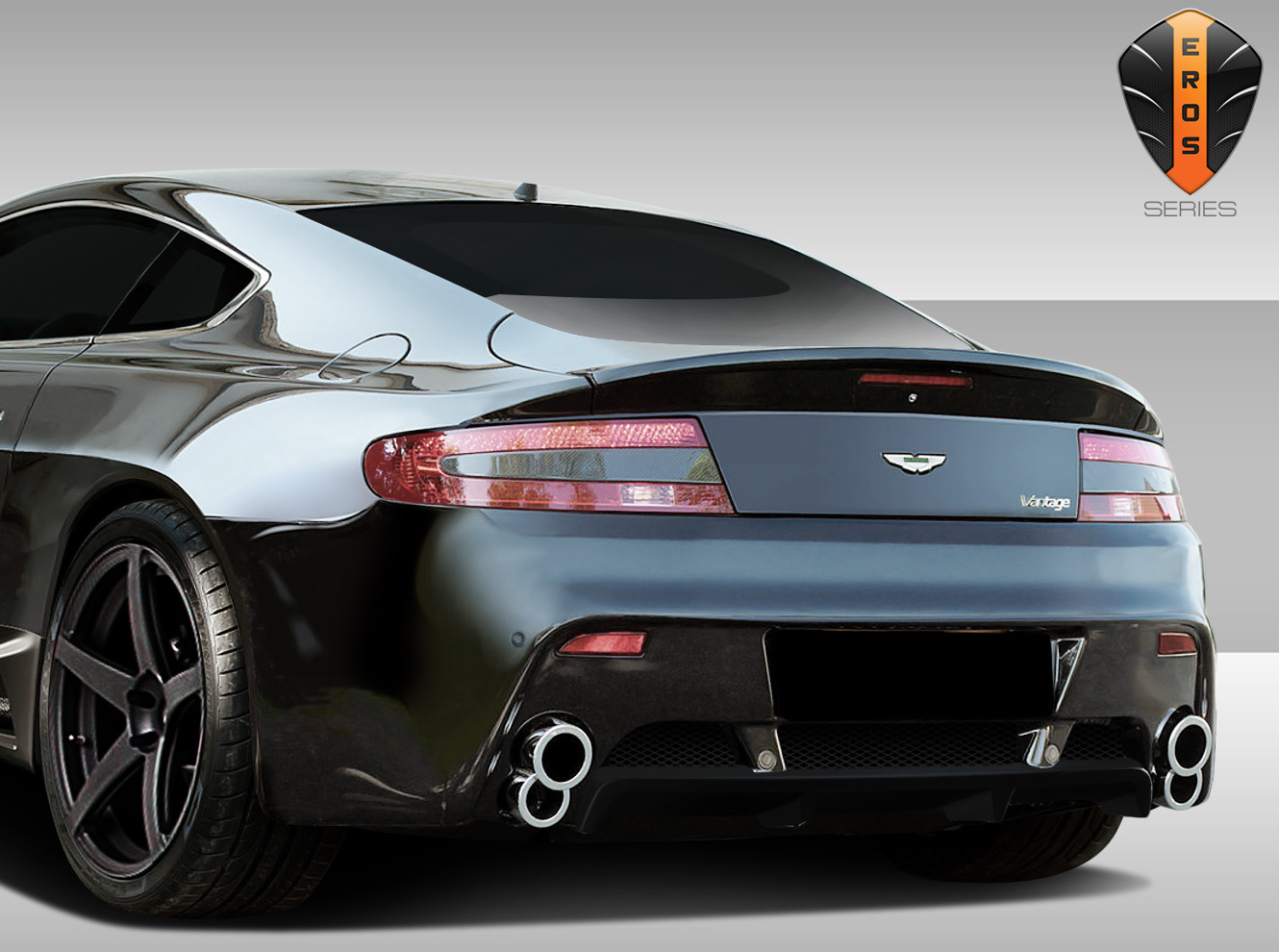 2006-2017 Aston Martin Vantage Eros Version 1 Rear Bumper Cover 1 Piece - Image 2