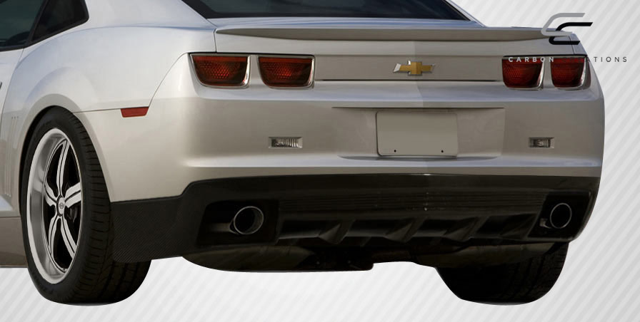 2010-2013 Chevrolet Camaro Carbon Creations GM-X Rear Lip Under Spoiler Air Dam 1 Piece - Image 2