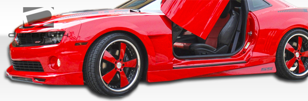 2010-2013 Chevrolet Camaro V8 Duraflex Racer Front Lip Under Spoiler Air Dam 1 Piece - Image 5