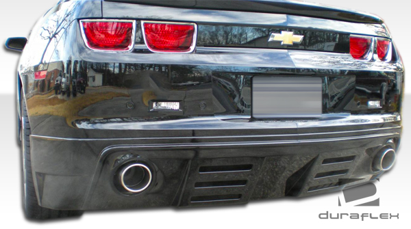 2010-2013 Chevrolet Camaro V8 Duraflex Racer Rear Lip Under Spoiler Air Dam 1 Piece - Image 2