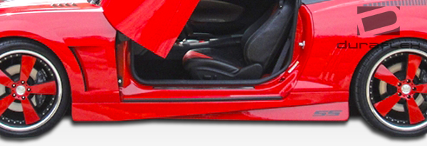 2010-2015 Chevrolet Camaro Duraflex Racer Side Skirts Rocker Panels 2 Piece - Image 4