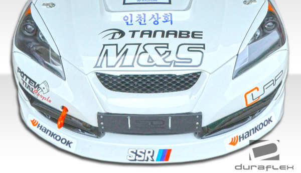 2010-2012 Hyundai Genesis Coupe 2DR Duraflex MS-R Front Lip Under Spoiler Air Dam 1 Piece - Image 6
