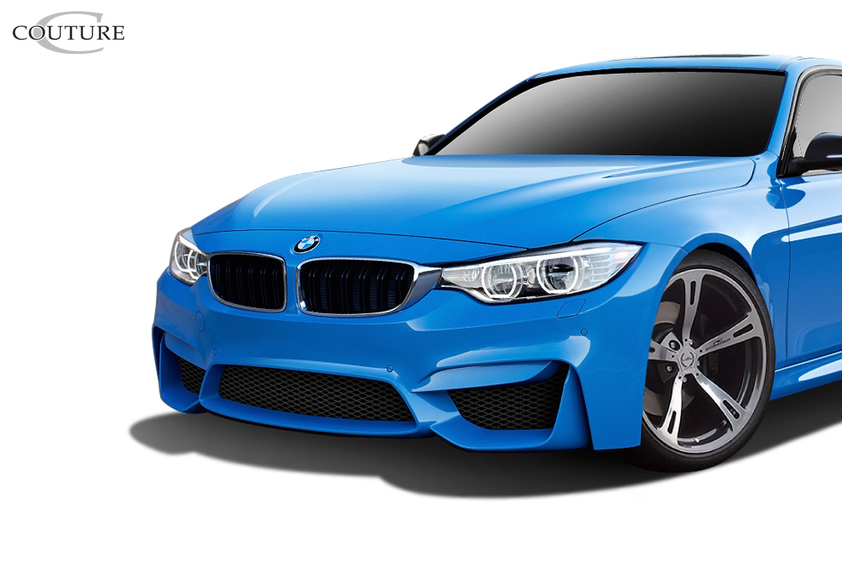 2012-2018 BMW 3 Series F30 Couture Urethane M3 Look Front Bumper 1 Piece - Image 2