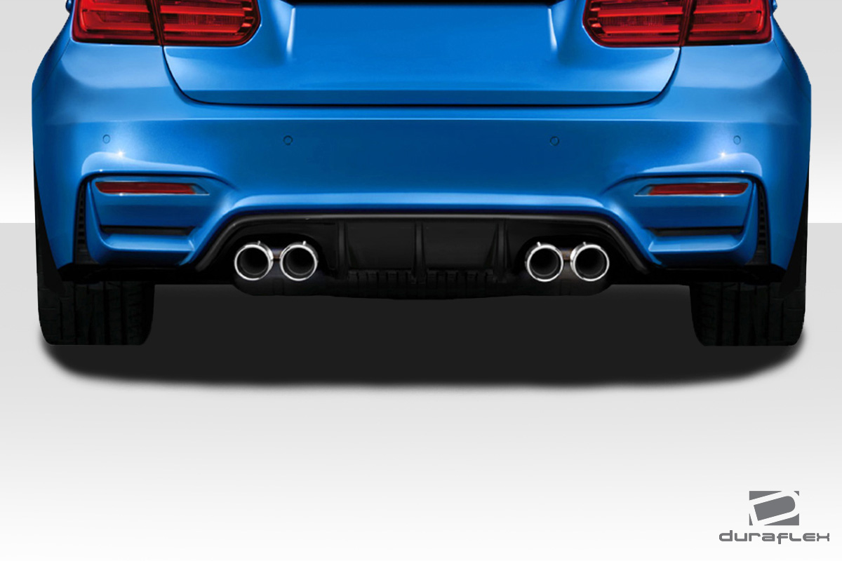 2012-2018 BMW 3 Series F30 Duraflex M3 Look Rear Diffuser ( must be used with M3 look Rear Bumper body kit) 1 Piece - Image 2
