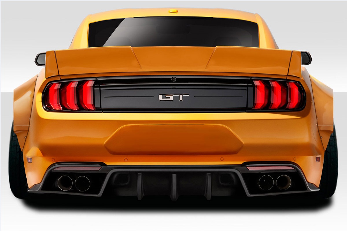2015-2020 Ford Mustang Coupe Duraflex Grid Rear Wing Spoiler 3 Piece - Image 1