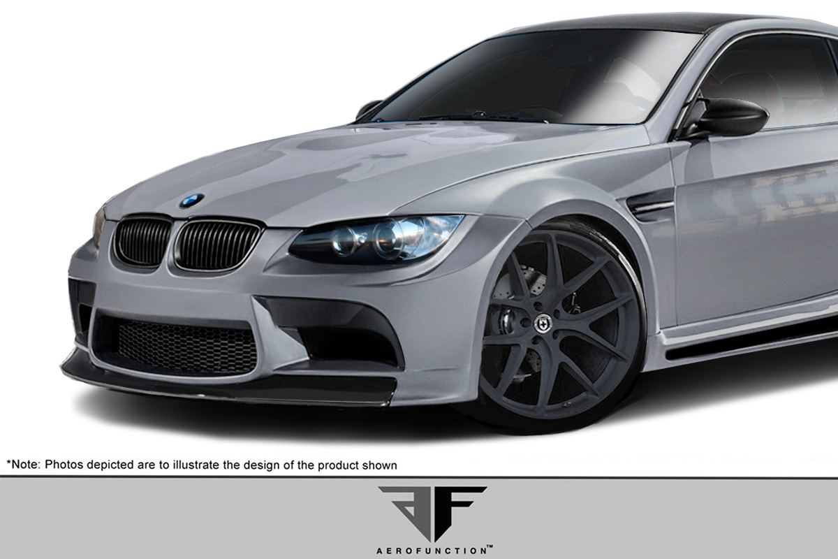 2008-2013 BMW M3 E92 2DR Coupe AF-5 Wide Body Front Fenders ( GFK ) 2 Piece - Image 2