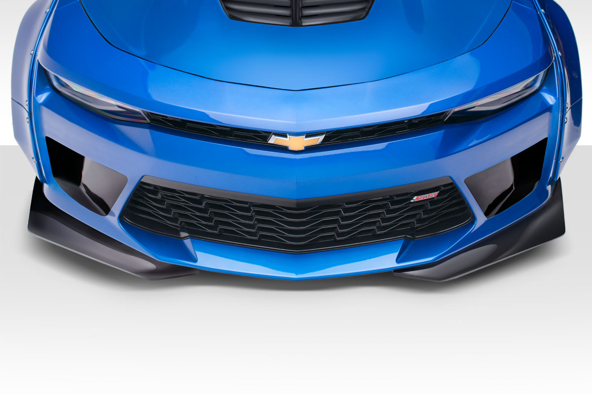 2016-2018 Chevrolet Camaro Duraflex Grid Front Bumper 1 Piece ( With Integrated Front Bumper body kit air ducts and front splitters) - Image 1