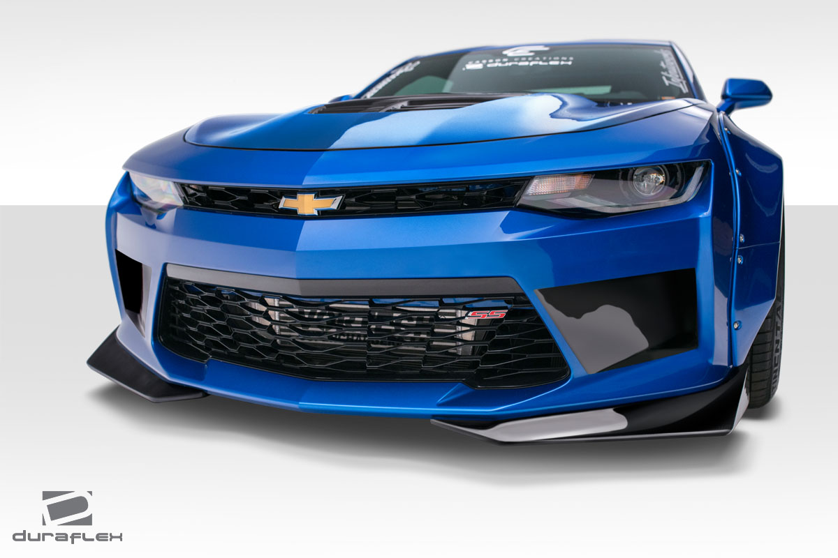 2016-2018 Chevrolet Camaro Duraflex Grid Front Bumper 1 Piece ( With Integrated Front Bumper body kit air ducts and front splitters) - Image 2