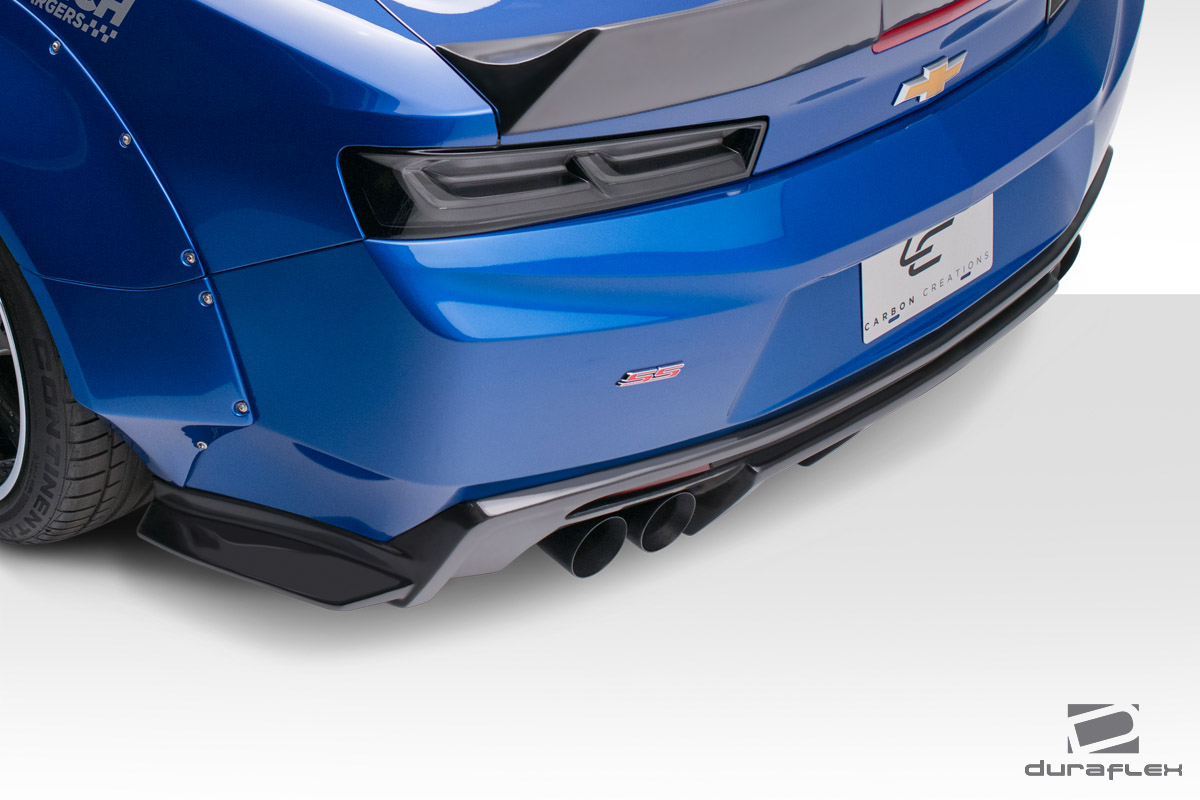 2016-2018 Chevrolet Camaro Duraflex Grid Rear Diffuser 1 Piece - Image 3