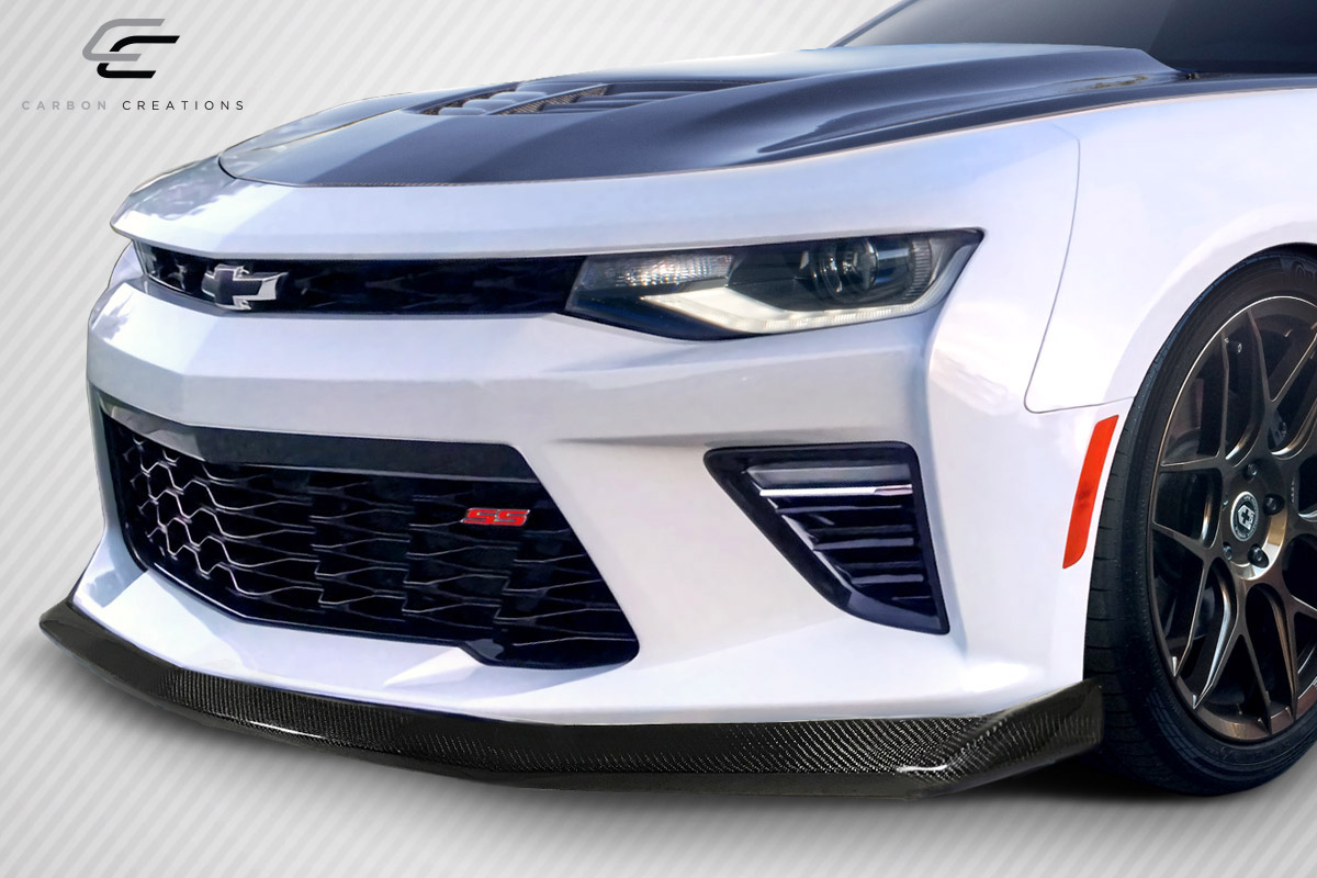 2016-2018 Chevrolet Camaro V8 Carbon Creations GM-X Front Lip 1 Piece - Image 2
