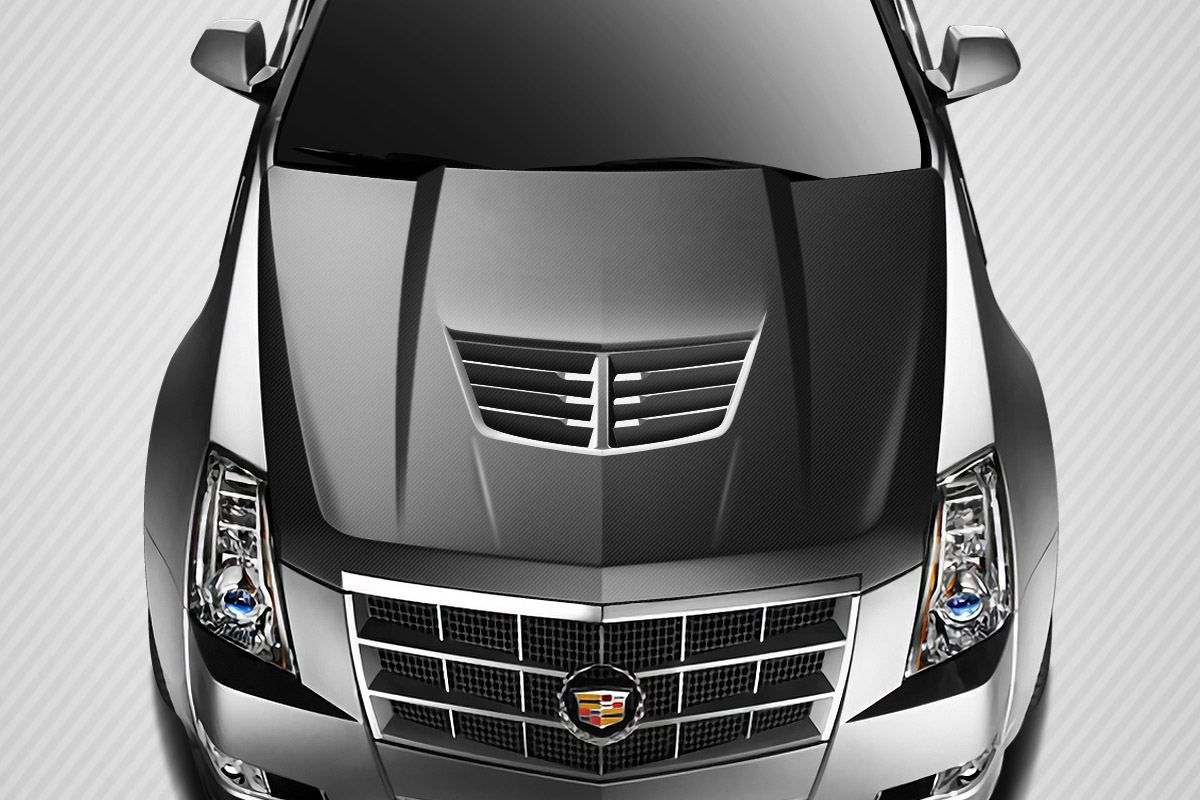 2009-2014 Cadillac CTS-V Carbon Creations DriTech Stingray Z Hood- 1 Piece - Image 1