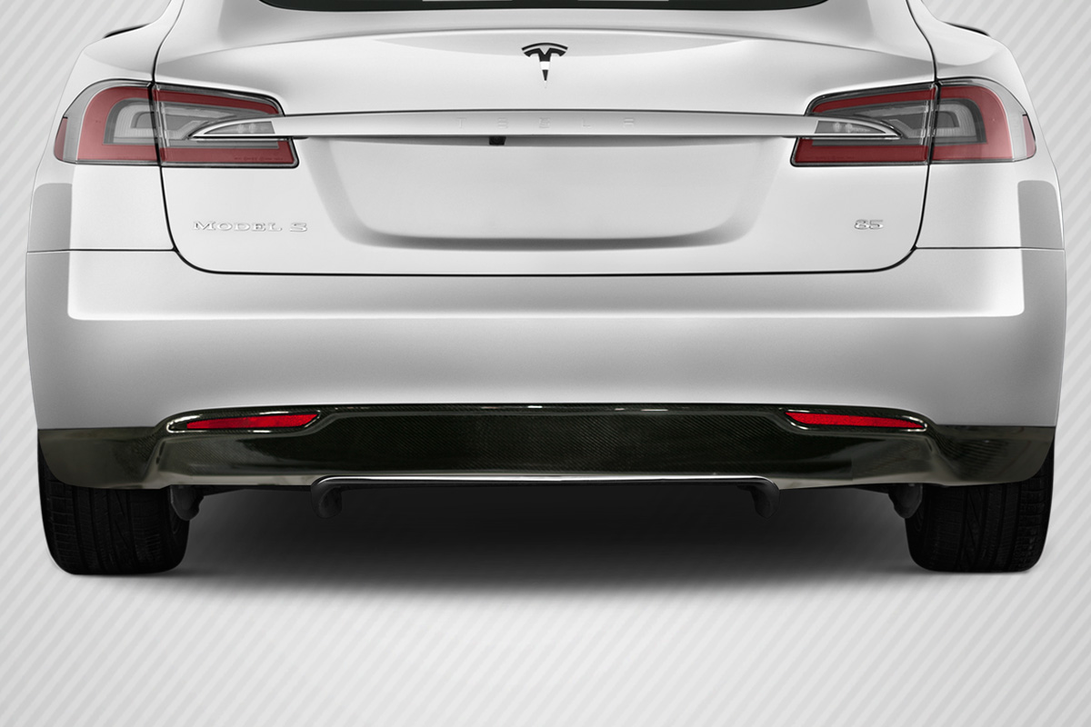 2012-2016 Tesla Model S Carbon Creations UTech Rear Diffuser 1 Piece - Image 1