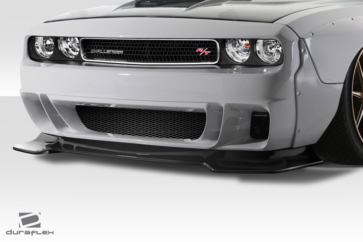 2008-2023 Dodge Challenger Duraflex Circuit Front Lip 1 Piece - Image 2