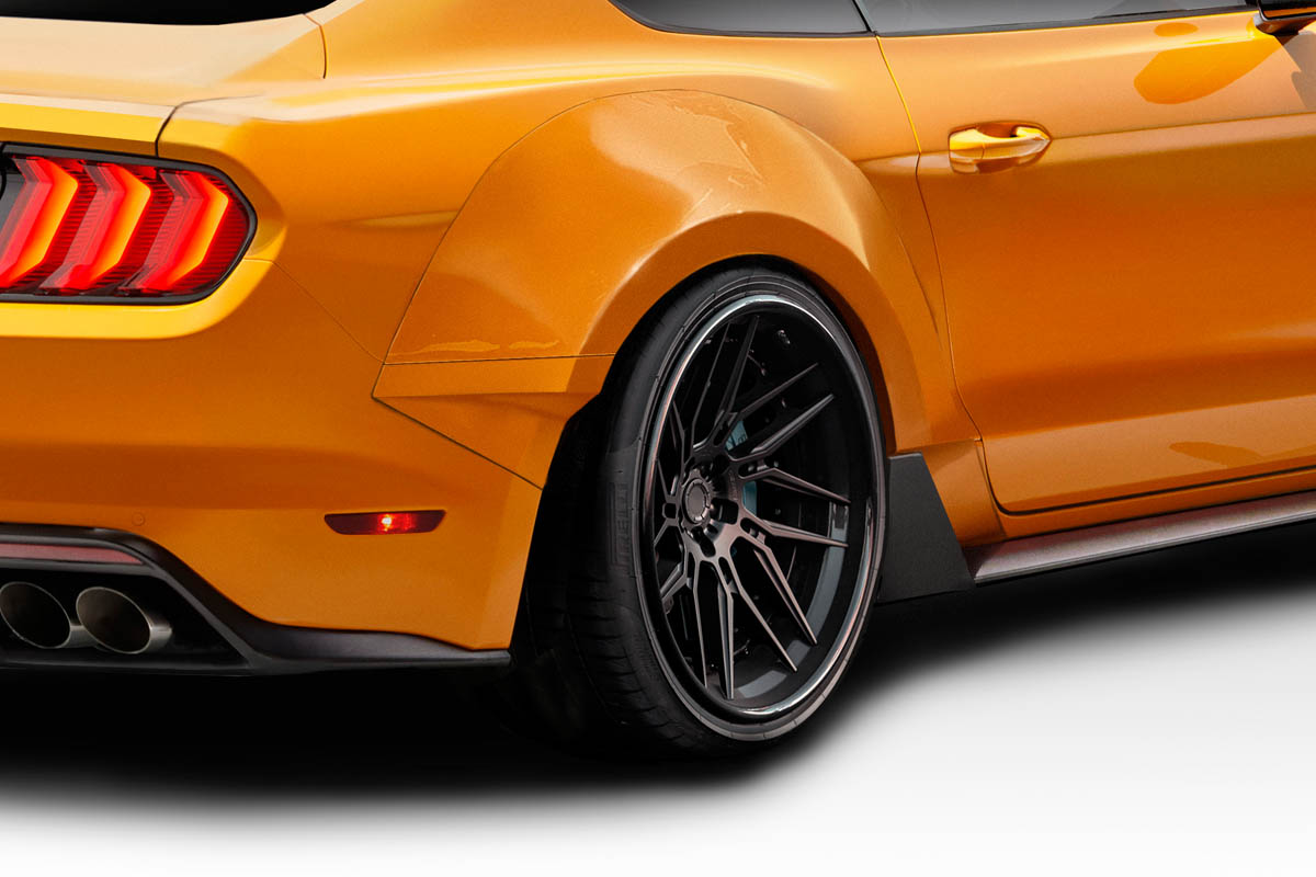 2015-2023 Ford Mustang Couture Grid Wide Body Rear Fender Flares 4 pc - Image 1