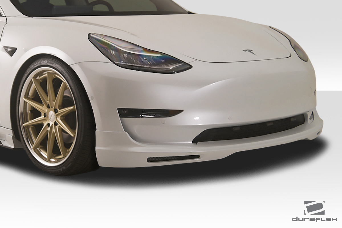 2018-2023 Tesla Model 3 Duraflex GT Concept Front Lip 1 Piece - Image 2