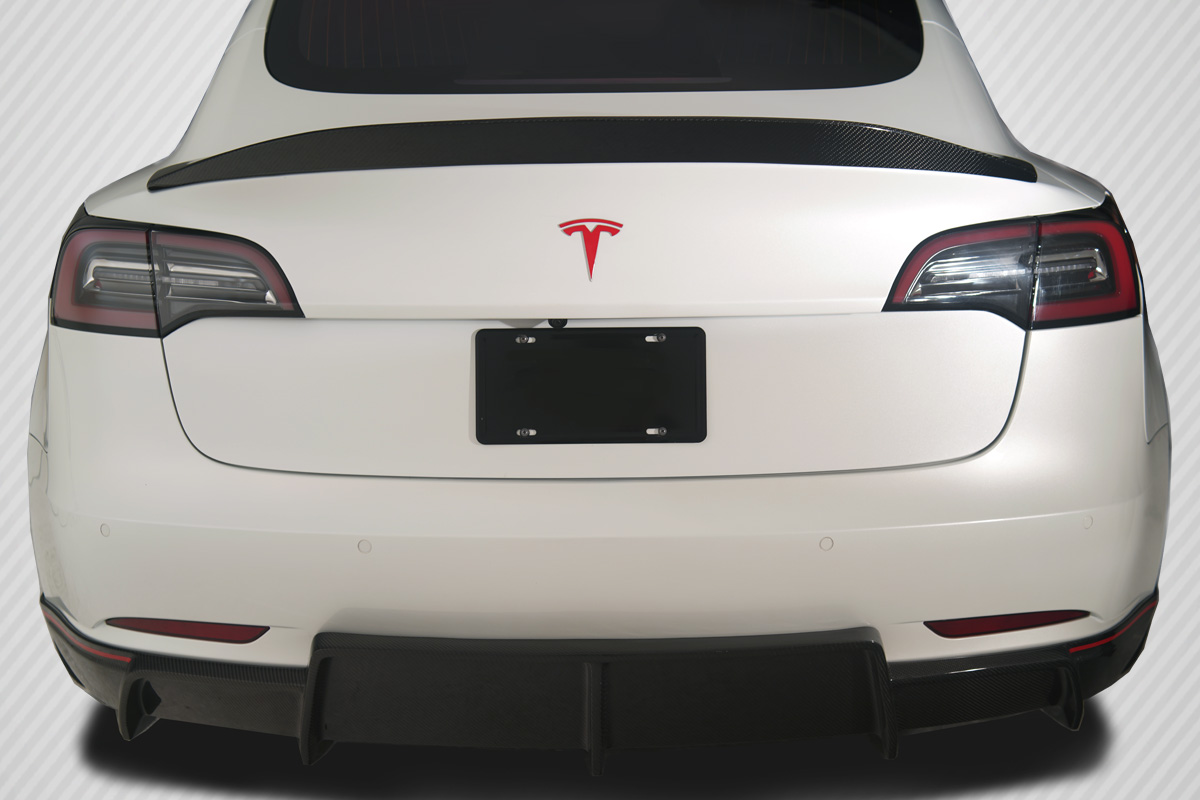 2018-2023 Tesla Model 3 Carbon Creations GT Concept Rear Wing Spoiler 1 Piece - Image 1