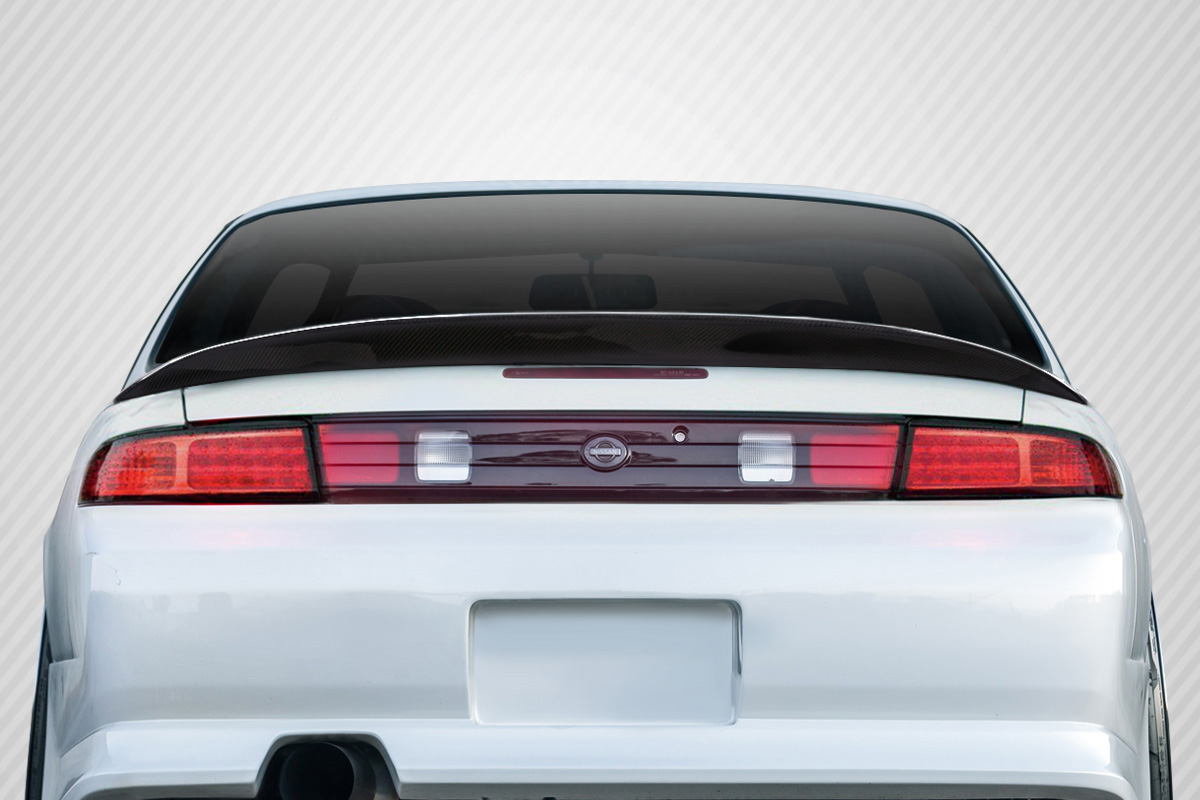1995-1998 Nissan 240SX S14 Carbon Creations Supercool Wing Trunk Lid Spoiler 1 Piece (s) - Image 1