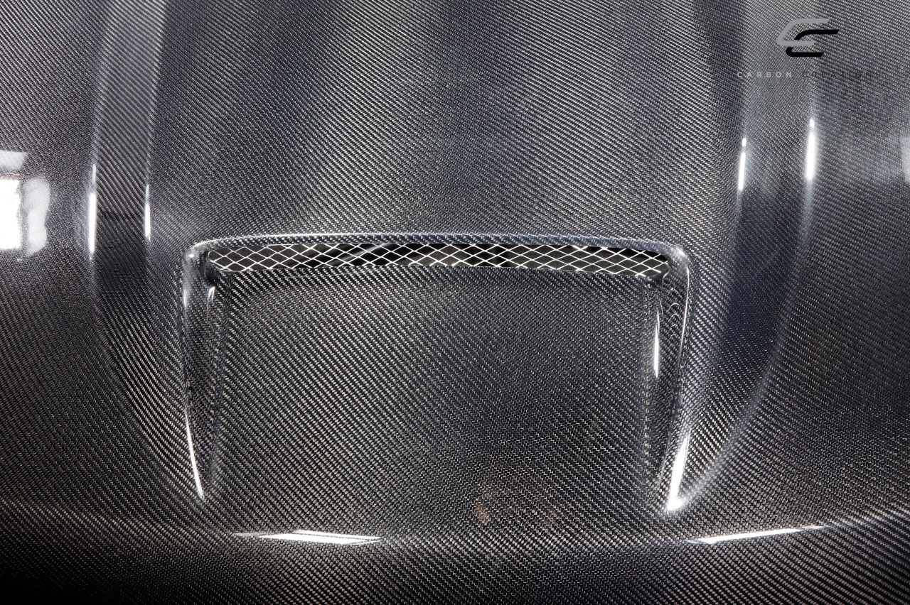 2011-2023 Dodge Durango Carbon Creations SRT Look Hood 1 Piece - Image 7