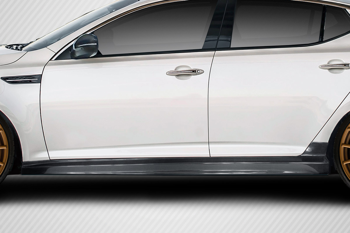 2011-2013 Kia Optima Carbon Creations CPR Side Skirts Rocker Panels 2 Piece - Image 1