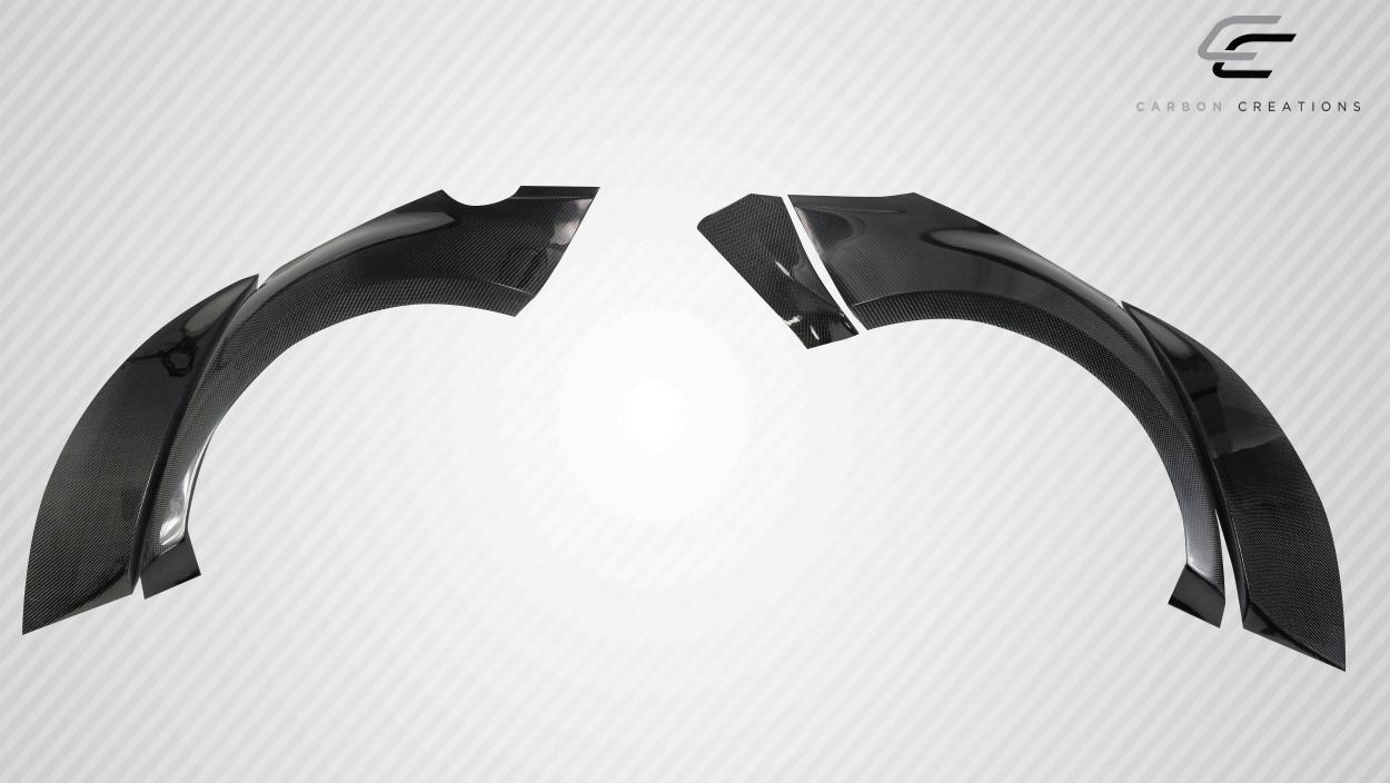 2011-2013 Kia Optima Carbon Creations CPR Wide Body Rear Fender Flares 6 Piece (S) (ed_116249) - Image 2