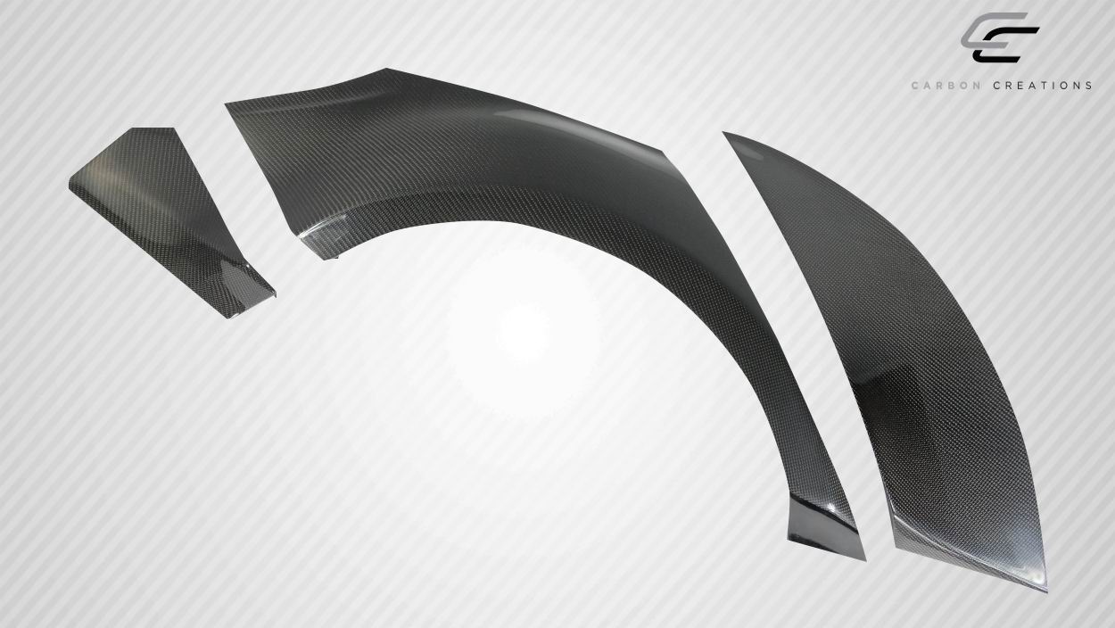 2011-2013 Kia Optima Carbon Creations CPR Wide Body Rear Fender Flares 6 Piece (S) (ed_116249) - Image 3