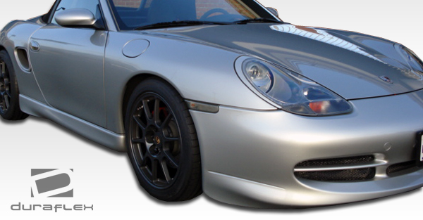 1997-2004 Porsche Boxster Duraflex GT-3 Look Side Skirts Rocker Panels 2 Piece - Image 2